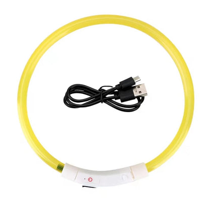 Collar LED Recargable para Mascotas