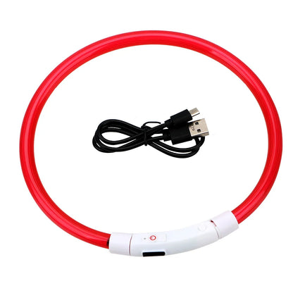 Collar LED Recargable para Mascotas