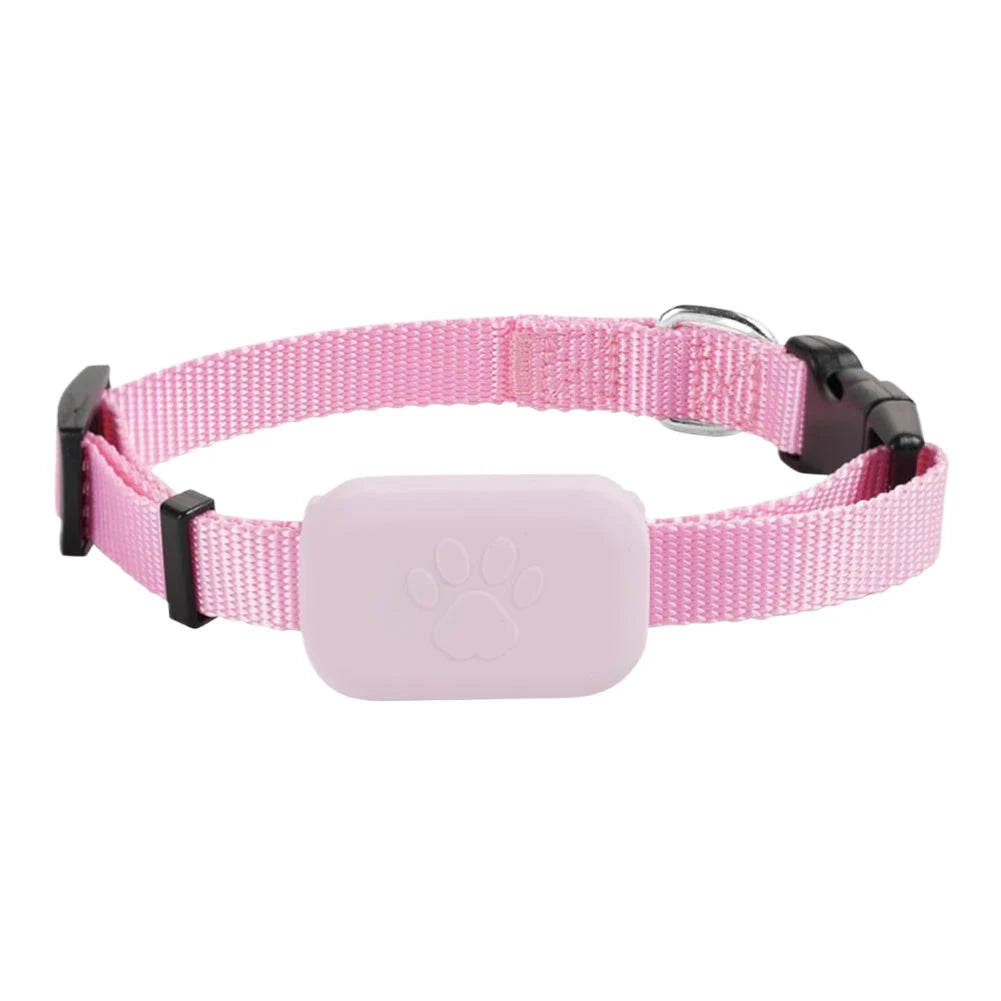Collar GPS Bluetooth CiberPets para mascotas, color rosa