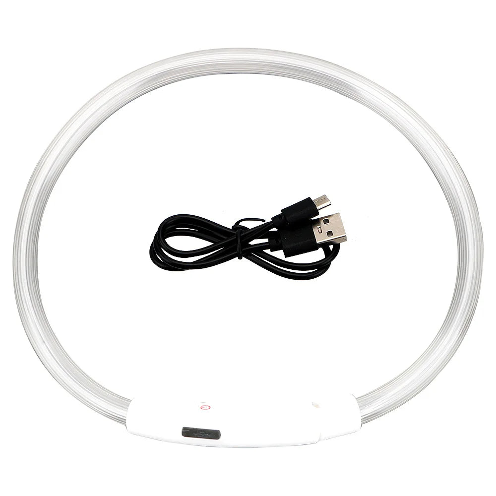 Collar LED Recargable para Mascotas