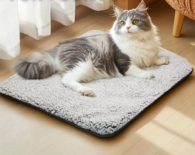 Cama autocalentable para mascotas, foto real del producto