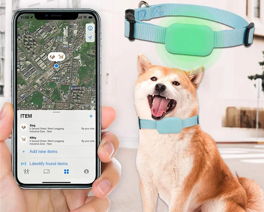Collar GPS Bluetooth CiberPets con seguimiento en tiempo real desde el móvil