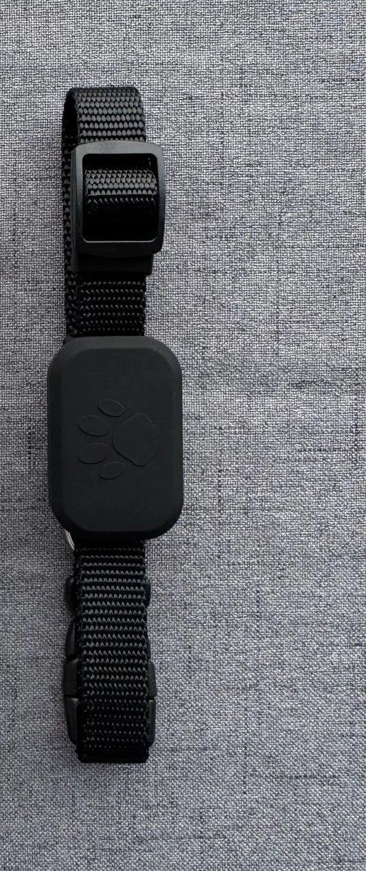 Collar GPS Universal CiberPets, color negro, sin texto