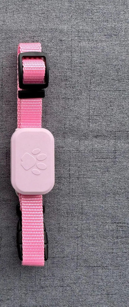 Collar GPS Universal CiberPets, color rosa, sin texto